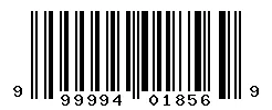 UPC barcode 999994018569